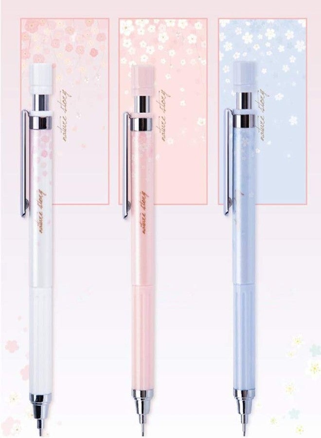 Ipienlee Cherry Mechanical Pencil Set with Lead, 3 pcs 0.5 mm Mechanical Pencils with 3 Pack HB Pencil Leads for Writing Draft, Drawing, Sketch, Architecture - Image 4