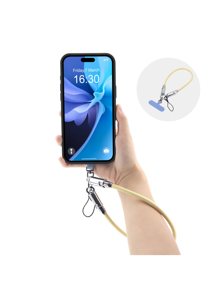 ايدو حبل هاتف 2 في 1 مع كابل USB-C - كابل شحن سريع 60 وات من USB إلى USB C، حزام هاتف كروس بودي قابل للتعديل، كابل من النوع C لأجهزة iPhone وiPad وMacBook وGalaxy والمزيد - Image 1