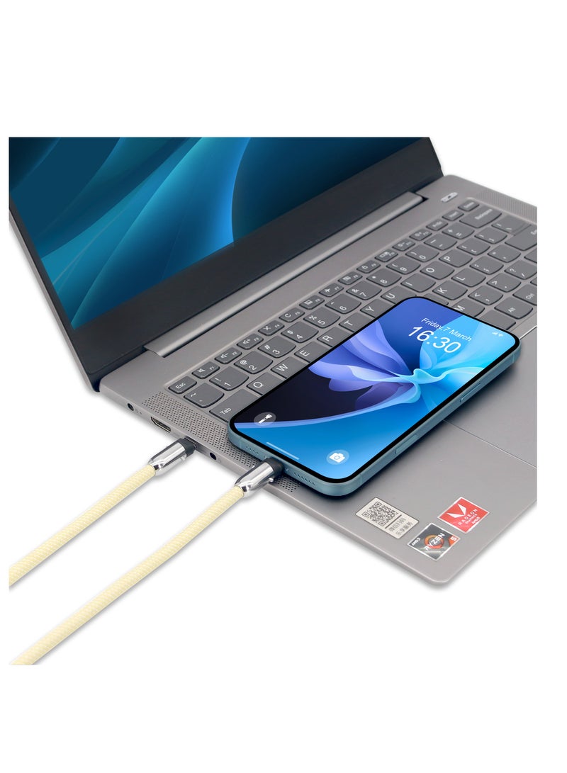 ايدو حبل هاتف 2 في 1 مع كابل USB-C - كابل شحن سريع 60 وات من USB إلى USB C، حزام هاتف كروس بودي قابل للتعديل، كابل من النوع C لأجهزة iPhone وiPad وMacBook وGalaxy والمزيد - Image 5