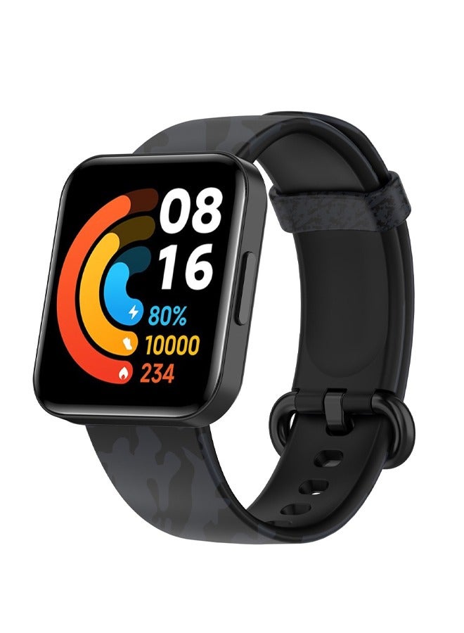 مناسب لحزام السيليكون المطبوع لساعة Redmi Watch 2 Lite - Image 1