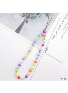 K818 color five-pointed star mobile phone chain