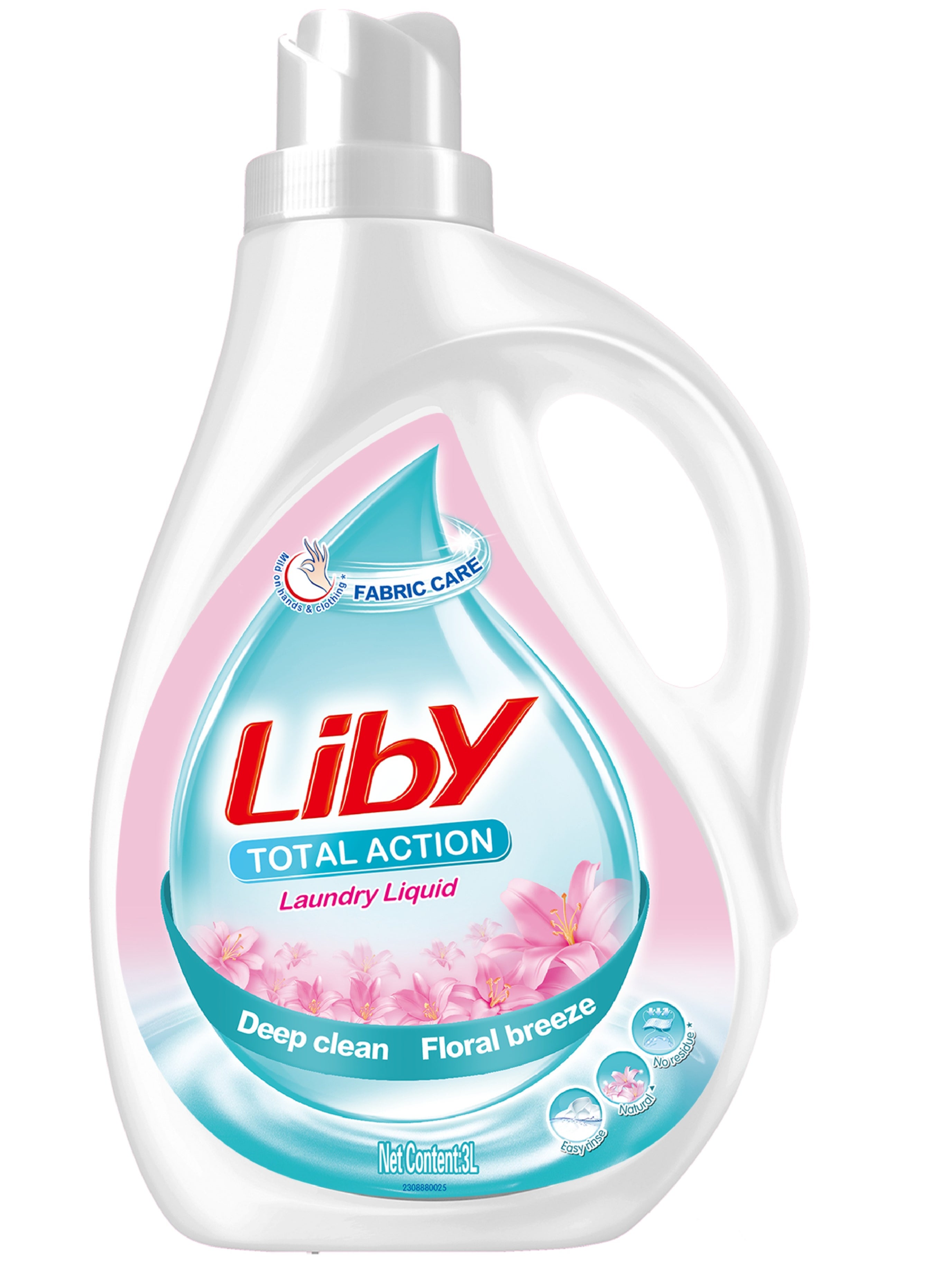 Liby Liby Total Action Laundry Liquid – 3kg | No.1 Cleaning Brand in China 