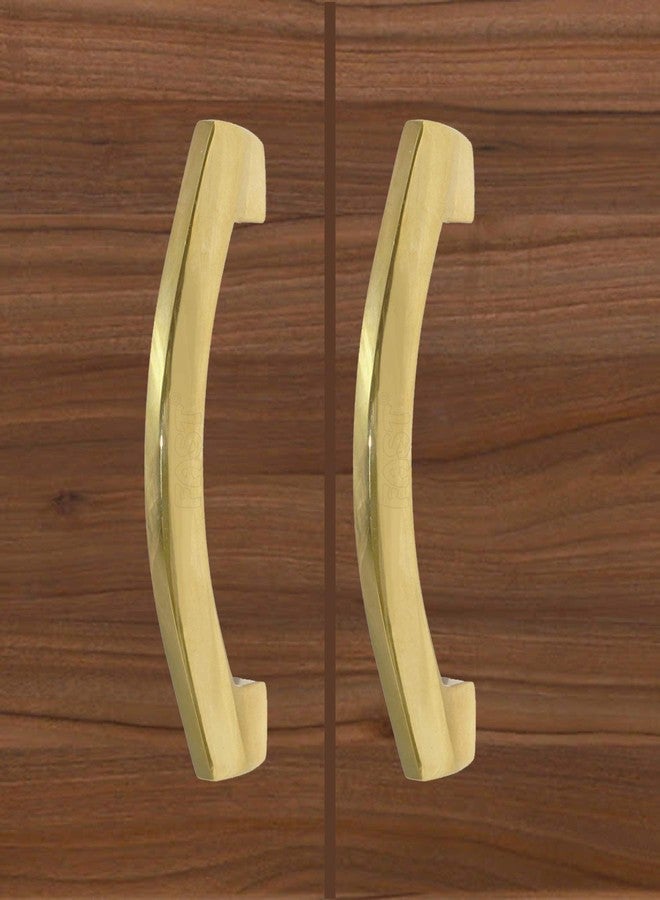 FAST CP30 S- PVD Gold C Curved Furniture Cabinet Handles for Pull Wardrobe Door, Kitchen Drawers, Dresser Drawer 2pcs (128mm, 6 Inches) - Image 3