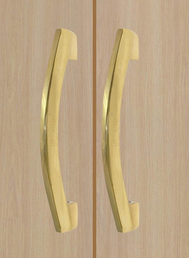 FAST CP30 S- PVD Gold C Curved Furniture Cabinet Handles for Pull Wardrobe Door, Kitchen Drawers, Dresser Drawer 2pcs (128mm, 6 Inches) - Image 4