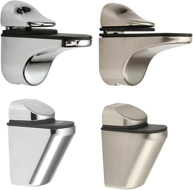 K839T Size 10pcs Adjustable Zinc Alloy Glass Shelf Support Brackets - Image 2