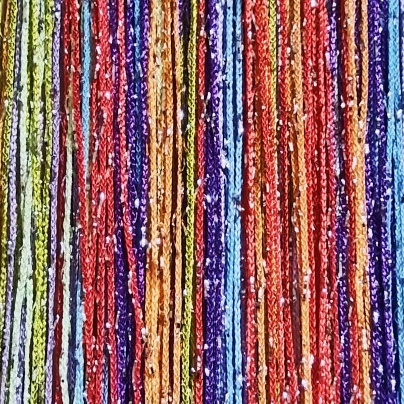 ave split Decorative Door String Curtain Wall Panel Fringe Window Room Divider Blind Divider Tassel Screen Home 100cm*200cm (Colorful18) - Image 1