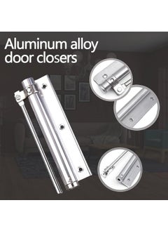 Drofail Drofail Adjustable Spring Door Closer Automatic Door Closer Easy Installation for SelfClosing Hinged Doors SelfClosing Adjustable Automatic Door Closer  - Image 3