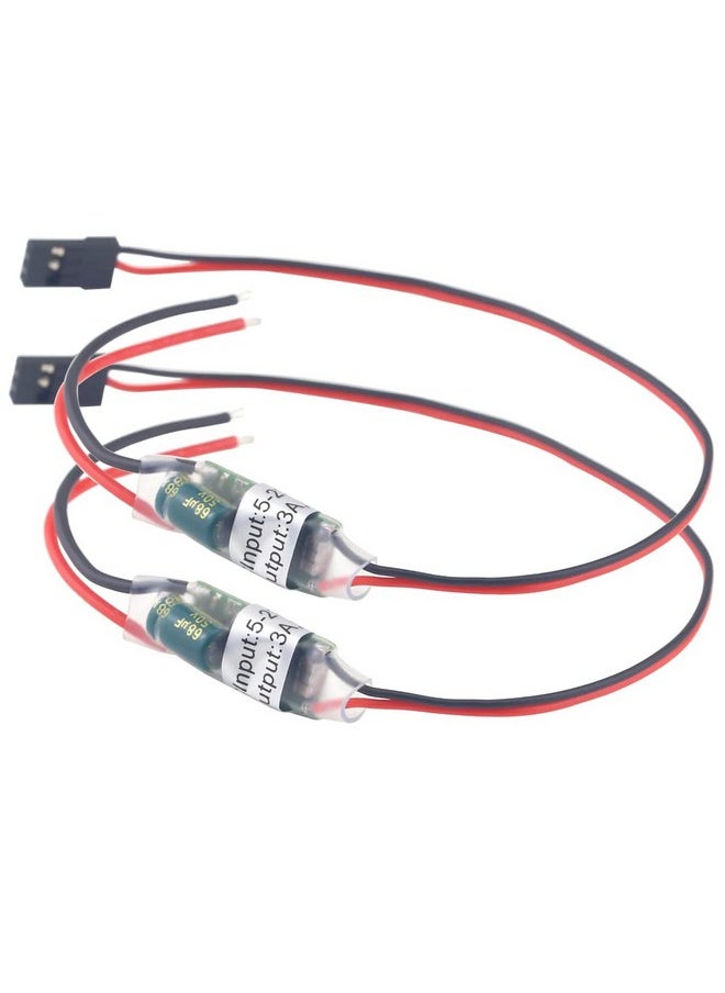 SoloGood - 2 Pack Rc Bec Ubec 5V 3A Step Down Ubec Module For Rc Quadcopter Airplane Fpv Camera Servo Power Supply - Image 1