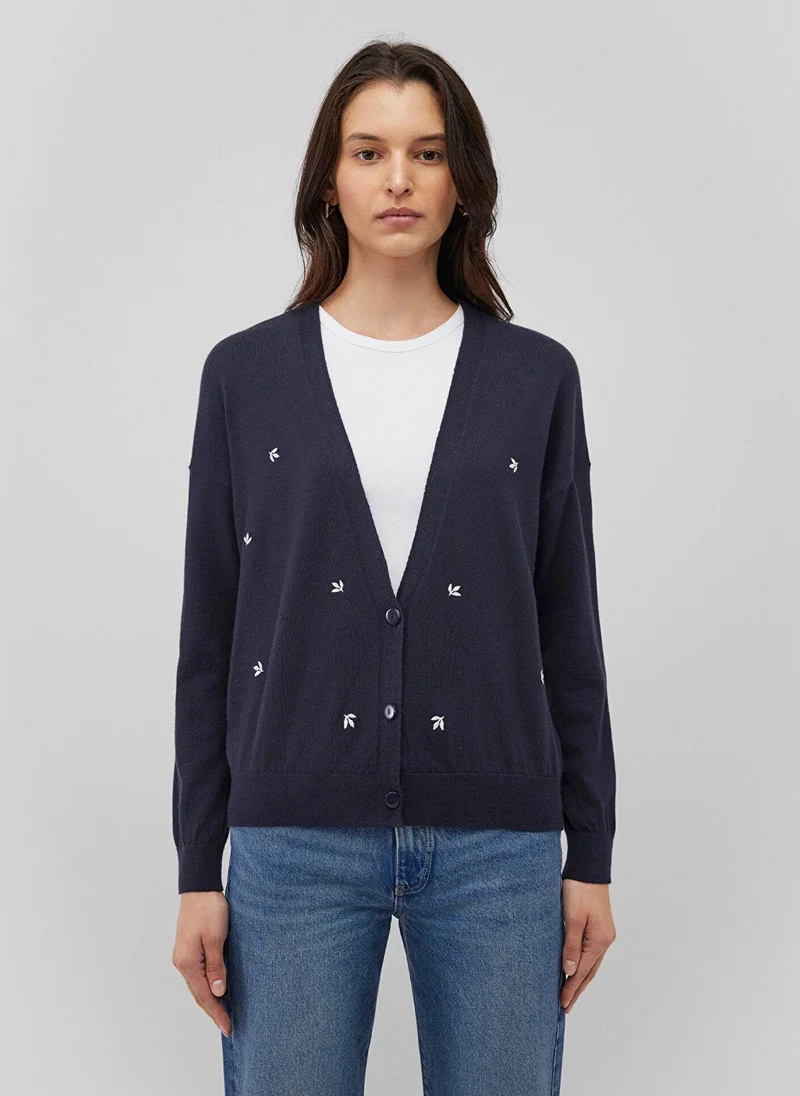 MAVI Buttoned Blue Hırka