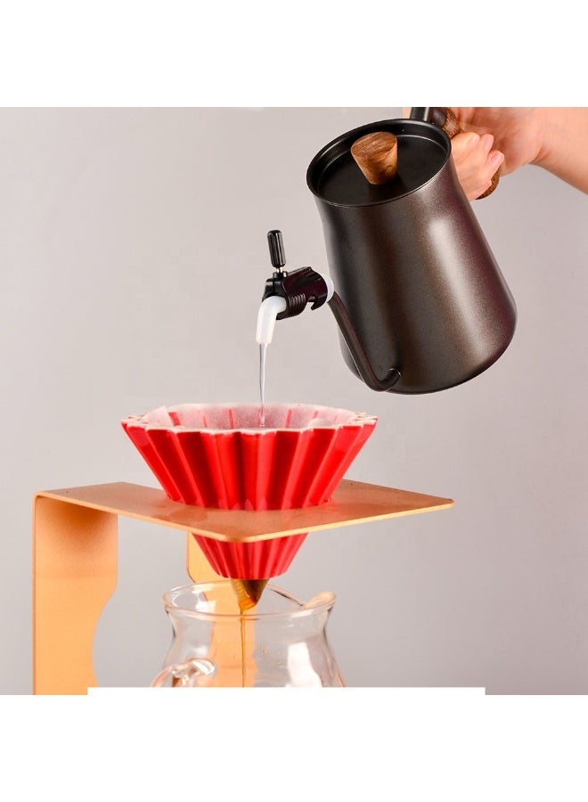 OMRAN CART Coffee kettle Flow Control Valve for Drip Kettle Water Flow Controller Silicone, Eco-Friendly & Detachable Accessory for Pour Over Coffee & Tea Brewing - Image 2