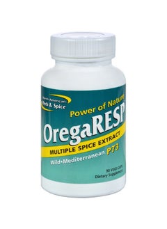 North American Herb & Spice OregaResp - 90 Veggie Capsules - Immune & Respiratory Health - Cumin, Sage, Oregano Oil - Safe for Children & Pets, Non-GMO - 90 Servings  - Image 1