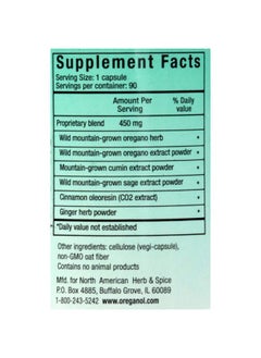 North American Herb & Spice OregaResp - 90 Veggie Capsules - Immune & Respiratory Health - Cumin, Sage, Oregano Oil - Safe for Children & Pets, Non-GMO - 90 Servings  - Image 2