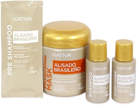 KATIVA Brazilian Straightening Kit Professional Home Straightening Treatment Up to 12 Weeks Shelf Life Keratin Straightening Vegetable Keratin Formalol Free Easy to Use Orange 044 kg - Image 5