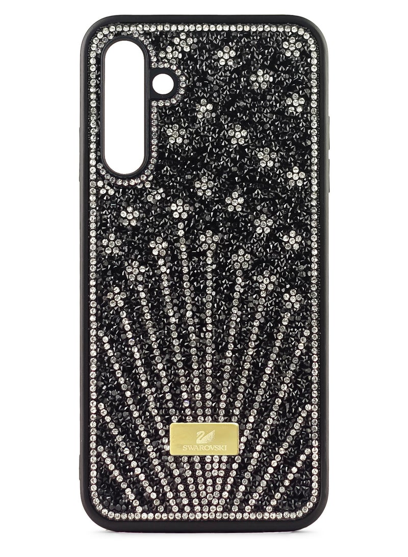 Case For Samsung Galaxy A16 Case Glitter Sparkle Diamond Crystal Bling Case with Bling Ultra Thin Lightweight Full Body Shockproof Anti-Scratch Protective Cover (Black)