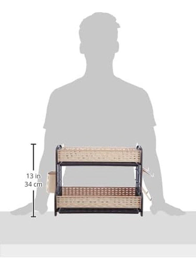 الوطنية منظم أطباق ومصفاه راتان XL  - Image 4