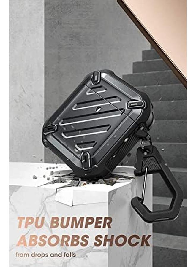 SupCase Unicorn Beetle Pro Series Case Designed For Airpods Full Body Rugged Protective Case Compatiable With Apple Airpods 1St 2Nd Black - Image 2