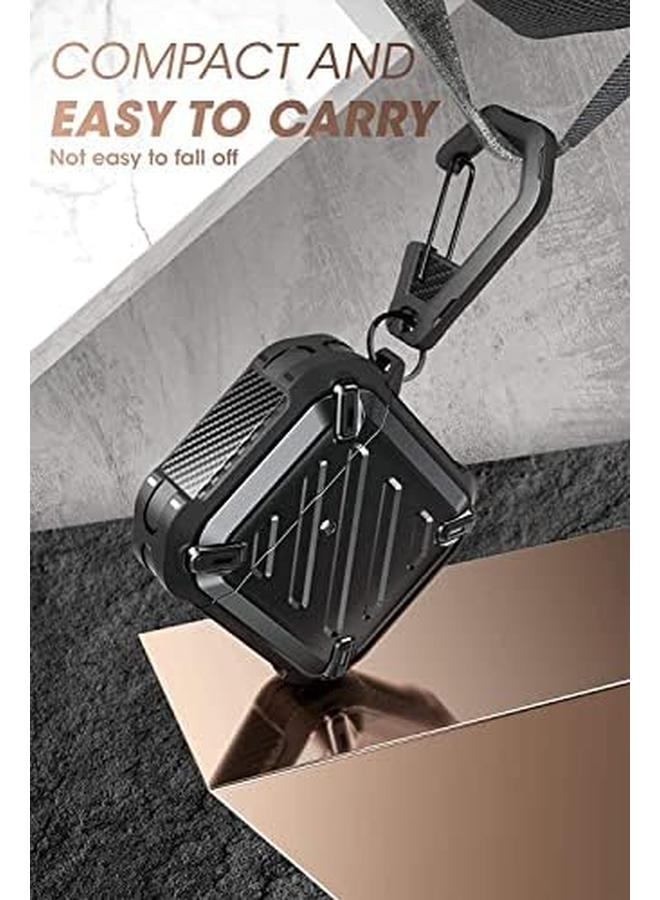 SupCase Unicorn Beetle Pro Series Case Designed For Airpods Full Body Rugged Protective Case Compatiable With Apple Airpods 1St 2Nd Black - Image 4