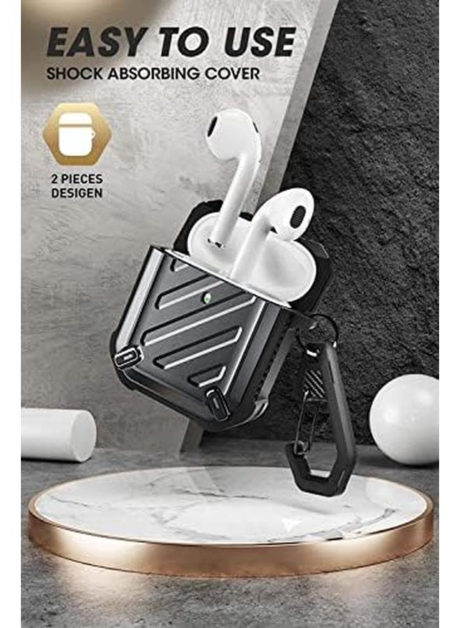 SupCase Unicorn Beetle Pro Series Case Designed For Airpods Full Body Rugged Protective Case Compatiable With Apple Airpods 1St 2Nd Black - Image 3