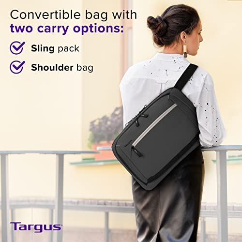 Targus 13-14" City Fusion Convertible Sling Messenger Bag, Black (TBM571GL) - Image 5