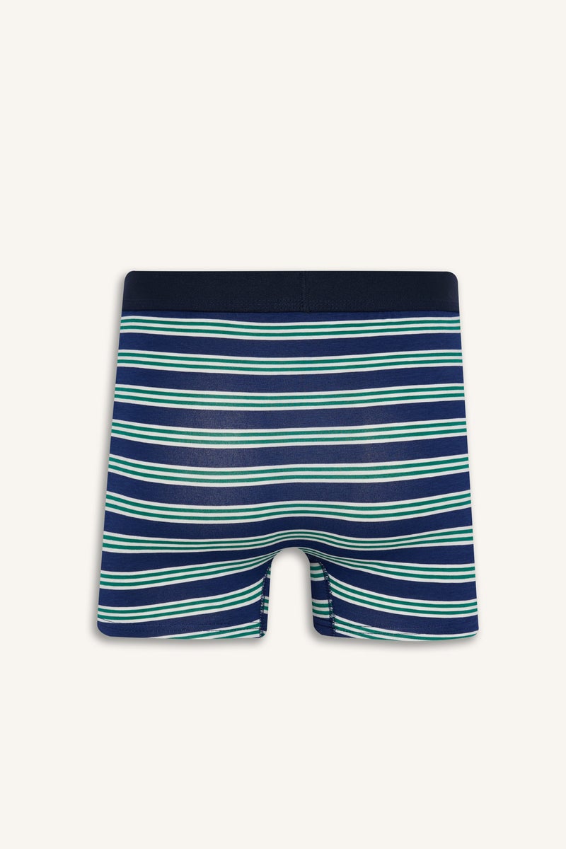 DeFacto Blue Man Regular Fit Knitted Boxer Casual - Image 4