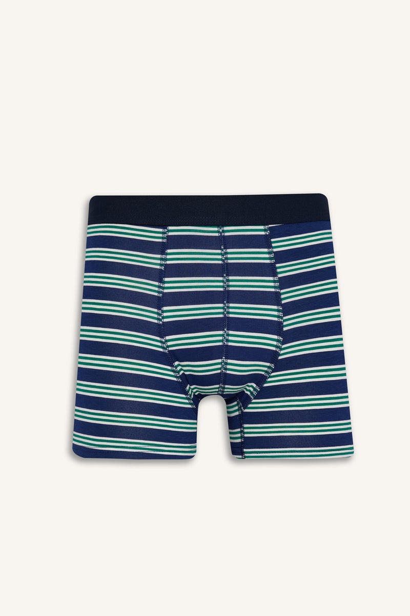 DeFacto Blue Man Regular Fit Knitted Boxer Casual - Image 5