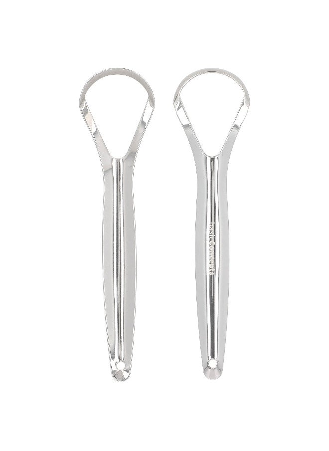 BASIC CONCEPTS basicConcepts, Stainless Steel Tongue Scrapers with Travel Cases, 2 Count  - Image 3