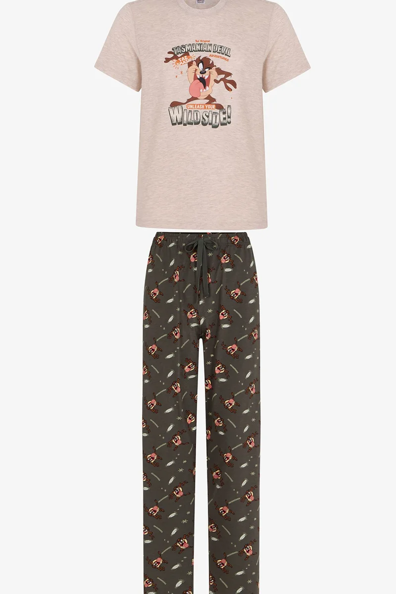 PENTI Men's Tasmanian Short Sleeve Pajama Set