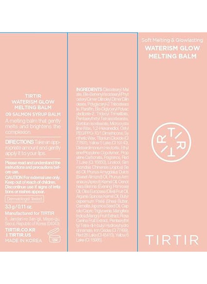 TIRTIR Waterism Glow Melting Balm 09 Salmon Syrup  - Image 2