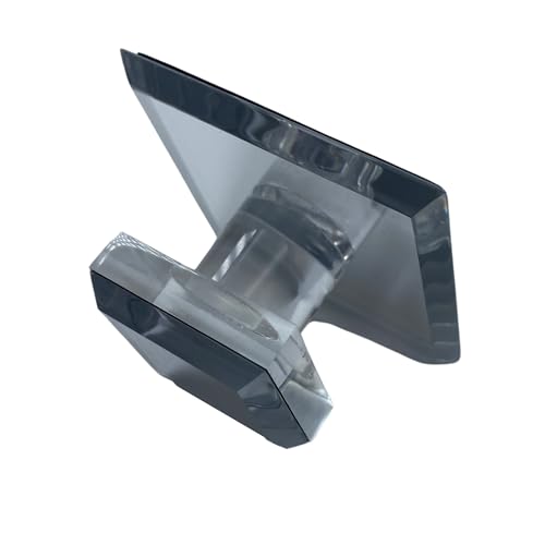 CRL Clear Acrylic Stick-On Mirror Knob - 1-3/4" Square - Image 4