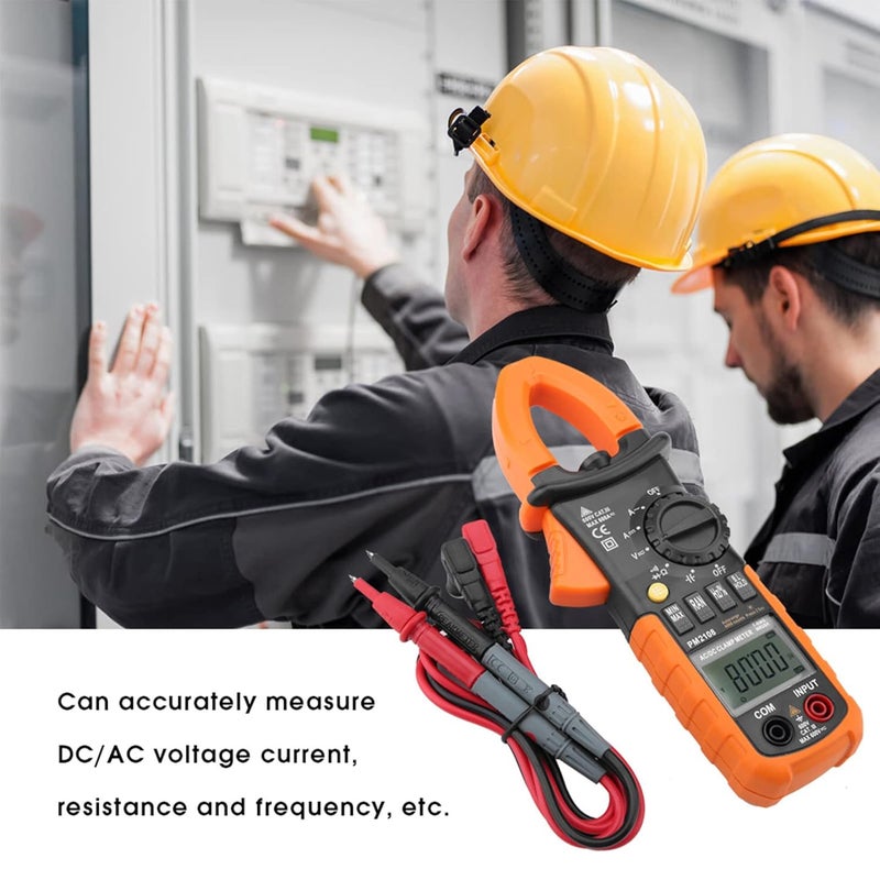 PM2108 مقياس الملقط الرقمي لاختبار التيار المتردد والتيار المستمر والفولتية، الملتيمتر المحمول - Image 4