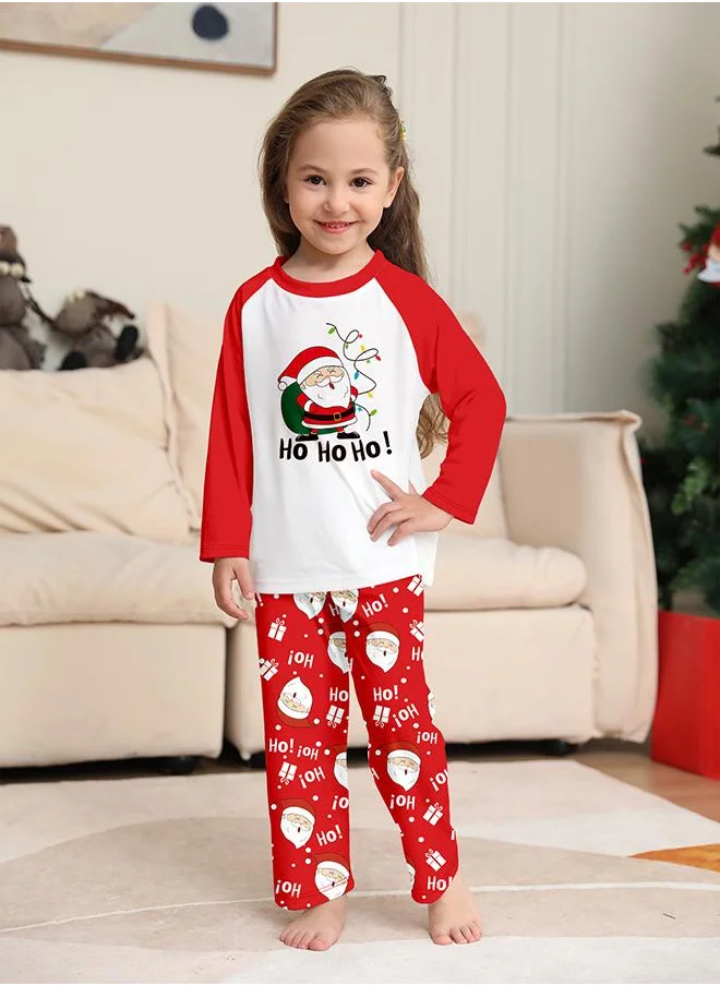 بيبي كلو Ho Ho Ho Santa Red and White Pajamas