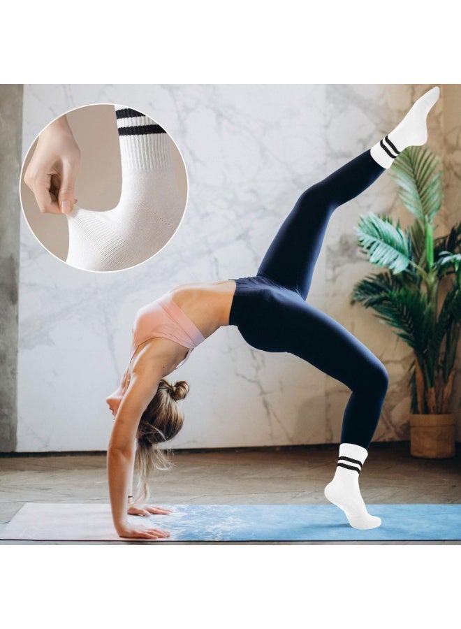 Kibee 3 Pairs Yoga Socks For Women，Non Slip Socks Pilates Socks For Yoga,Pilates， Ballet, Dance - Image 5