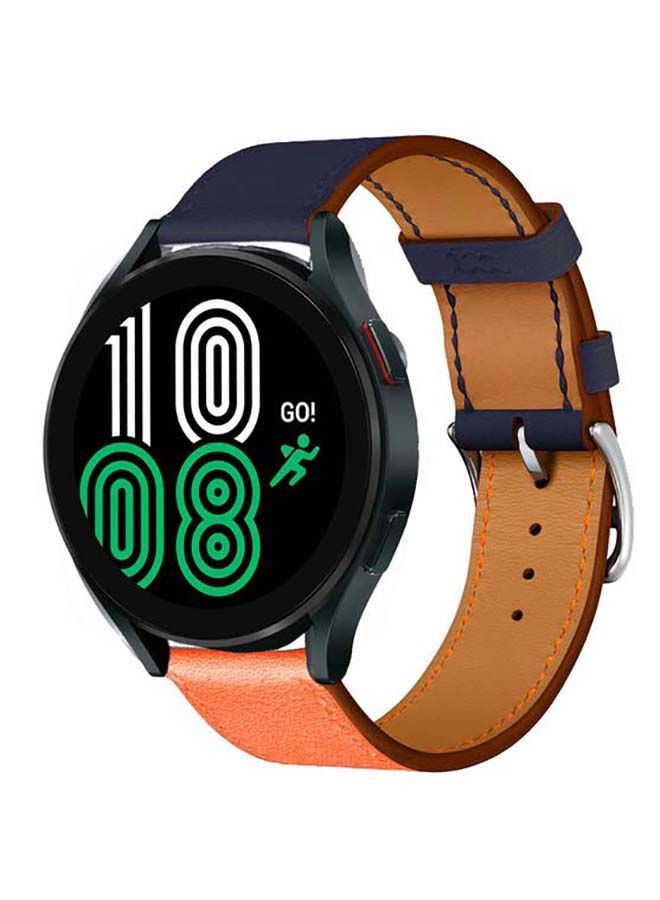 نيبمينينت سوار بديل لساعة سامسونج جالاكسي 4. نيلي/برتقالي - Image 2