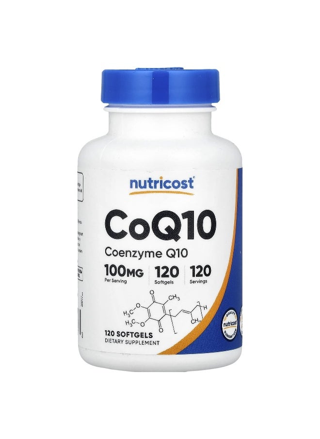 Nutricost Nutricost, CoQ10, 100 mg, 120 Softgels  - Image 1