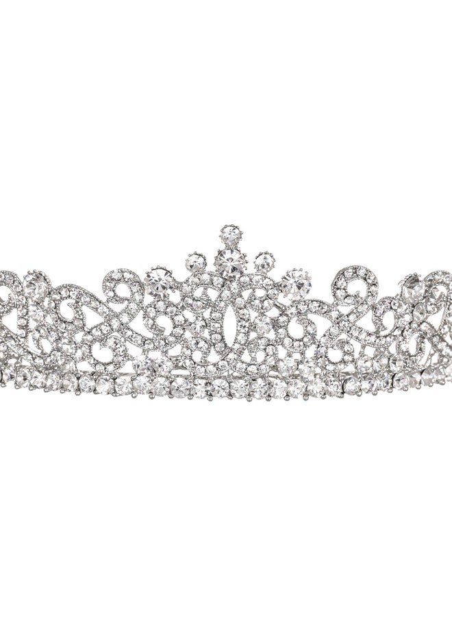 SAMKY Lovely Bridal Rhinestone Crystal Prom Wedding Tiara Crown T1075 - Image 3