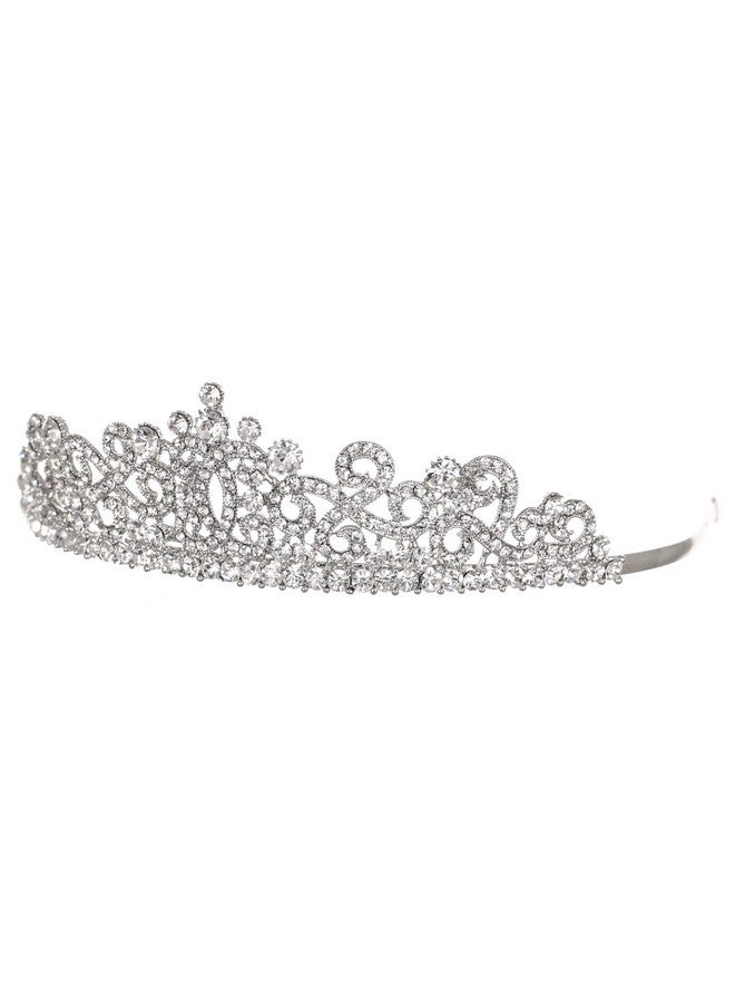 SAMKY Lovely Bridal Rhinestone Crystal Prom Wedding Tiara Crown T1075 - Image 2