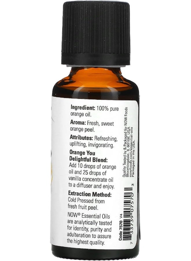 now Solutions  Essential Oils, Orange, 1 Fl Oz (30 Ml)