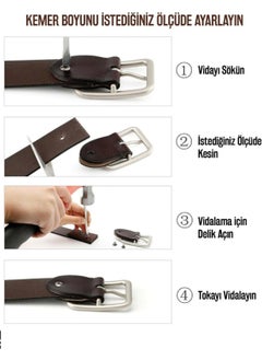 Deribond Leather Men's Belt  - Image 3