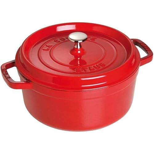 STAUB 40509-840-0 Cocotte Round 26cm Cherry - Image 3