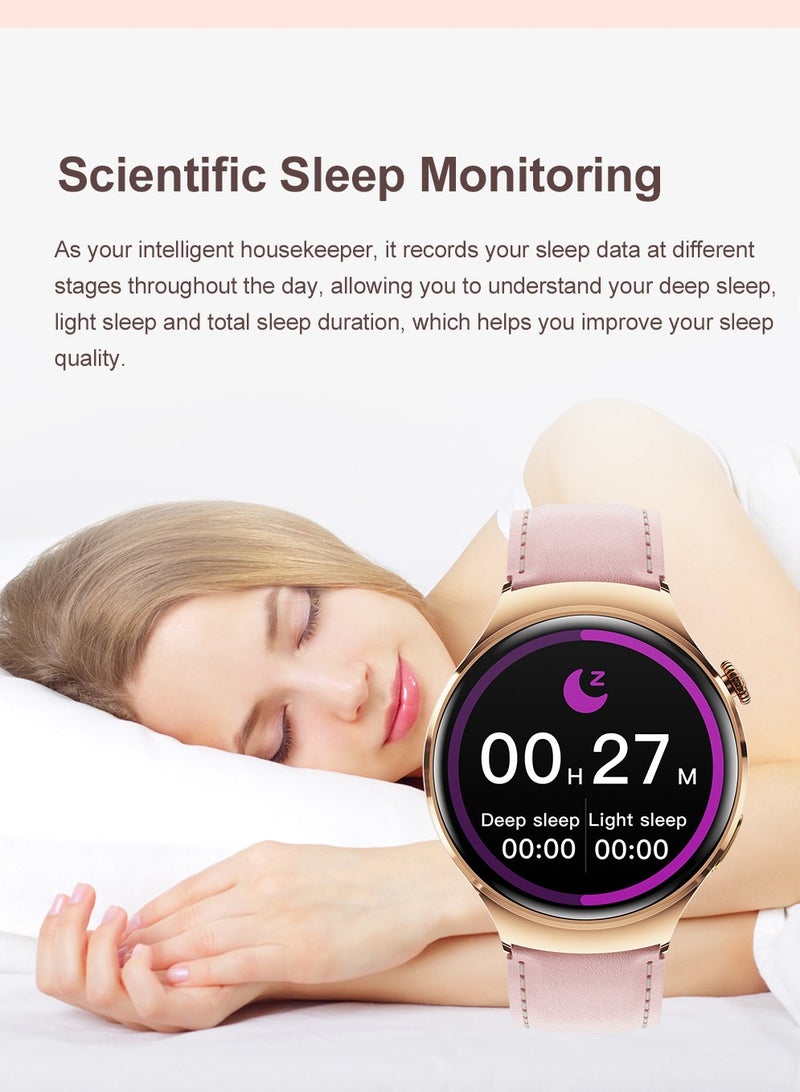 GULFLINK High Quality M11 Smart Watch 1.27 Inch HD Screen 100+ Sports Modes All Day Heart Rate Monitoring Smartwatch For Women- Silver - Image 4
