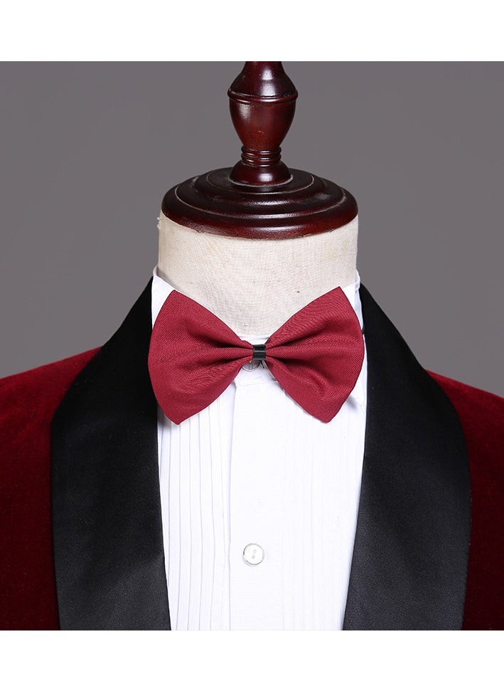 Shougu New Men's Performance Suit Set Velvet Suit  - Image 3