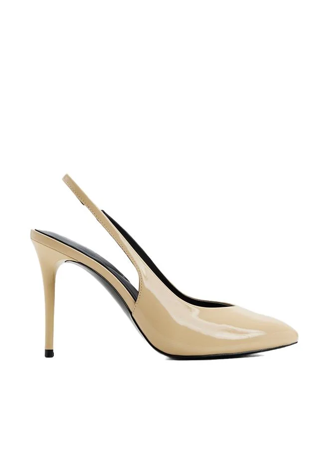 Annalore Ladies Yellow Heeled Shoes