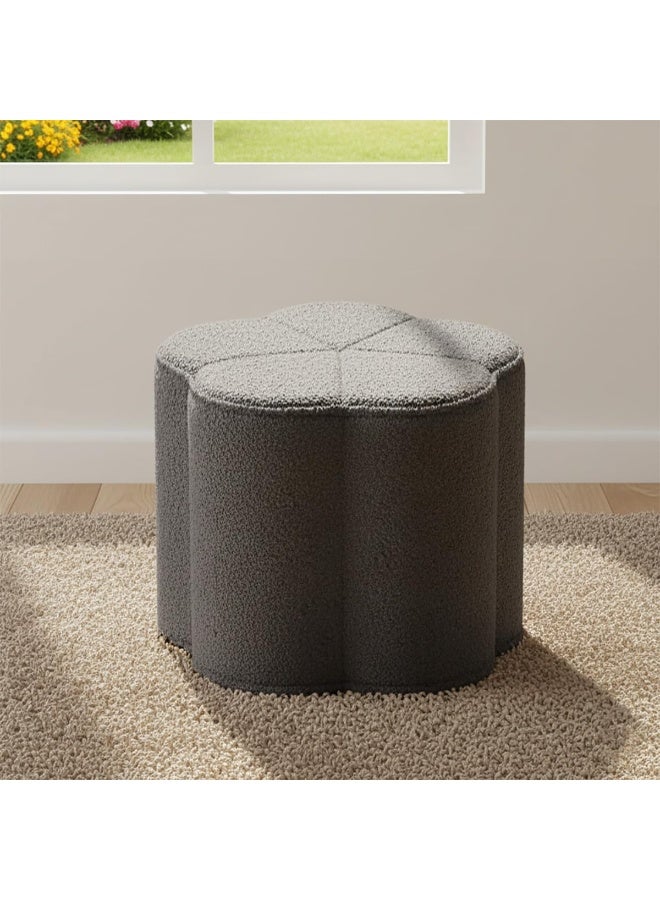 YOUWE7 Pouf Ottoman, Comfy Floral Ottoman for Living Room, Bedroom, Kids Room, Charm Floor Pouf for Home Decor, Full Foam Filling Foot Rest for Couch - Image 1