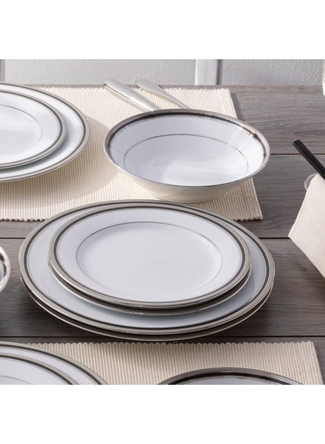Noritake طقم أدوات المائدة نوريتاكي أوستن بلاتينيوم 12 قطعة لخدمة 4 أشخاص - Image 3