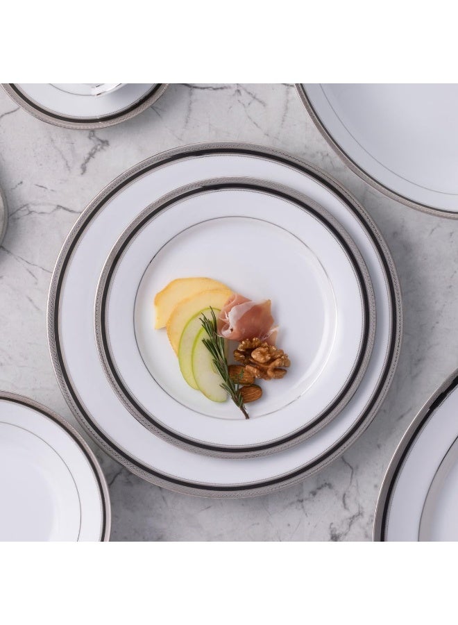 Noritake طقم أدوات المائدة نوريتاكي أوستن بلاتينيوم 12 قطعة لخدمة 4 أشخاص - Image 2