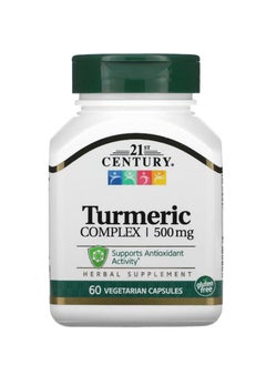 21st CENTURY Turmeric Complex 500 Mg 60 Veggie Capsules  - Image 1