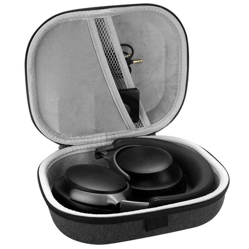 Geekria Geekria Shield Headphones Case Compatible with Bose QC Ultra, QC 45 II, QC 35 II Gaming Headset, QC 25, Replacement Hard Shell Travel Carrying Bag with Cable Storage (Dark Grey)  - Image 3