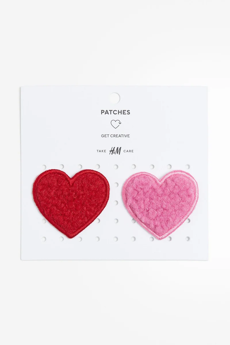 H&M 2-pack teddy repair patches
