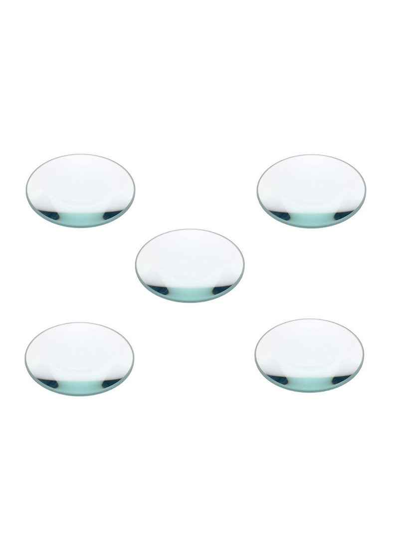 SBT INSTRUMENTS SBT Instruments Convex Lense 50 mm Diamete Focal Length 20 cm for AutoFocus Projectors DIY Science Experiments etc Pack of 5 pcs  - Image 1