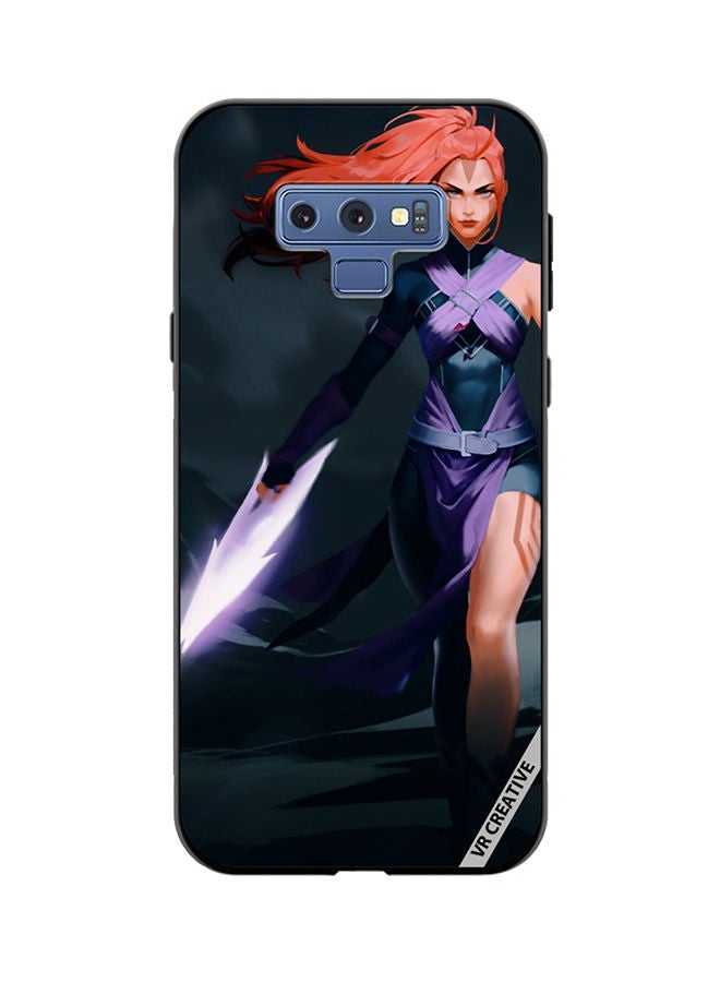 VR CREATIVE Protective Case Cover For Samsung Galaxy Note 9 Anti-Mage Lady Dota 2 Design Multicolour  - Image 1